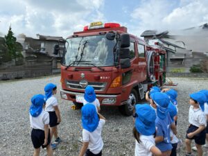 🚒防火教室🔥消防車両登場🚒